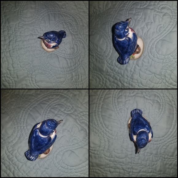 Kingfisher porcelain bird - Picture 5 of 6